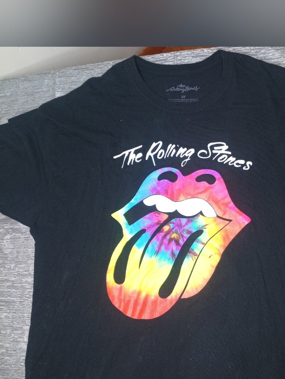 Rolling Stones Tye Dye Graphic Tee Sx 3x